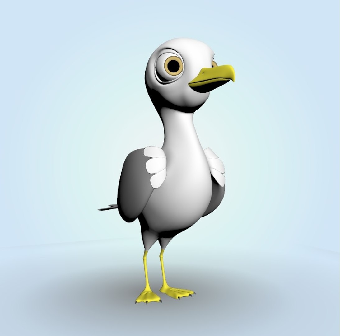 3D Model Seagull - TurboSquid 1952391