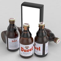 Beer Bottle Duvel Belgian Golden Ale 330ml