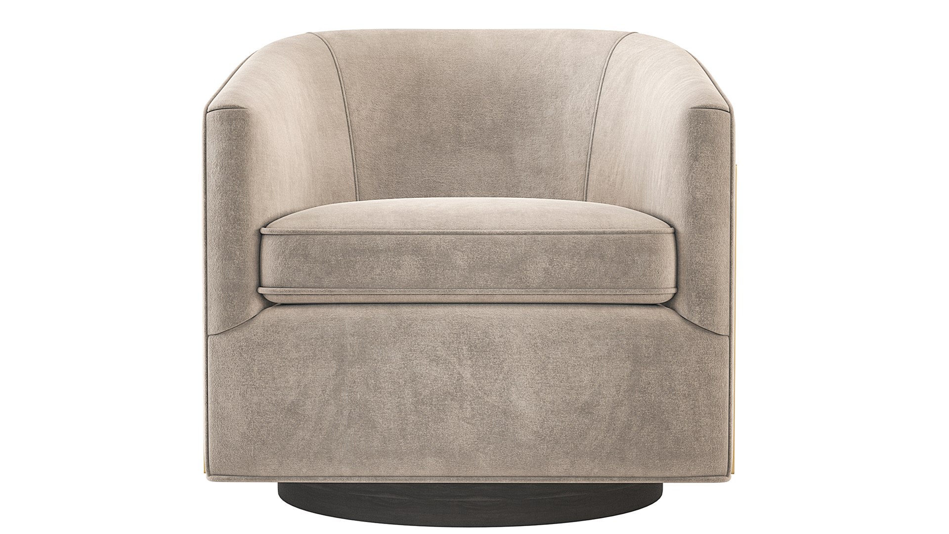 Reginald Swivel Chair Restoration Hardware RH Model TurboSquid 1832801