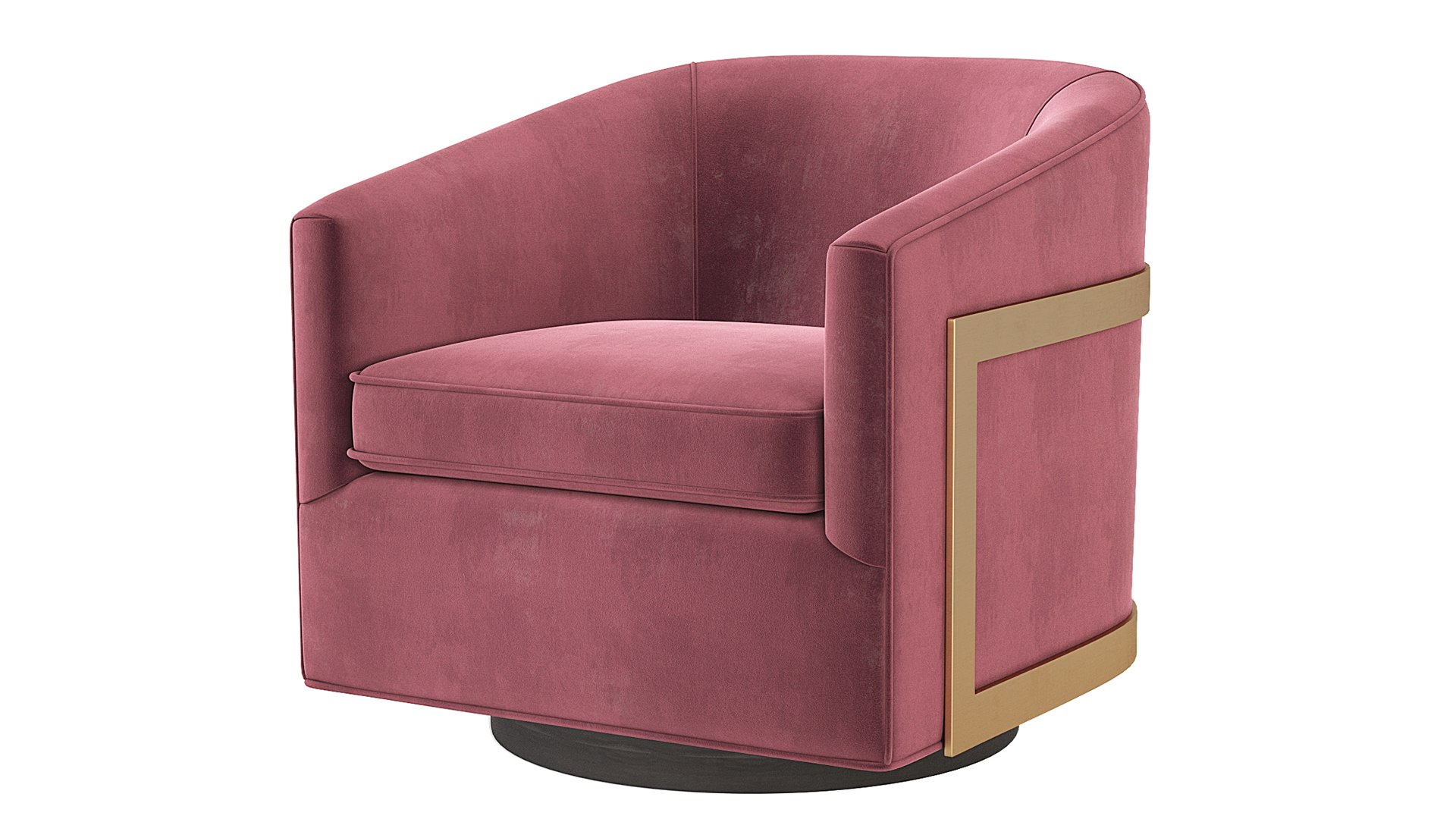 Reginald Swivel Chair Restoration Hardware RH Model TurboSquid 1832801