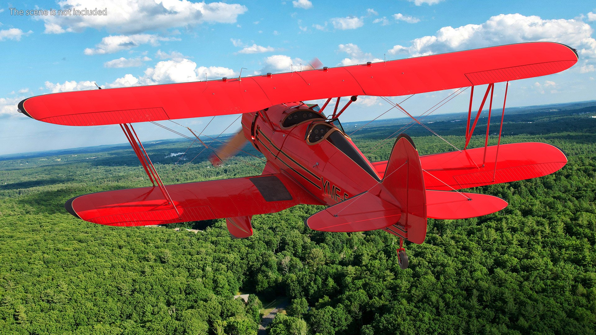 3D Spirit Of 30A Coastal Biplane YMF-5 Rigged - TurboSquid 2051612