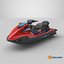 Jet Ski 01 Red Generic All PBR Unity UE Textures
