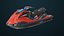 Jet Ski 01 Red Generic All PBR Unity UE Textures