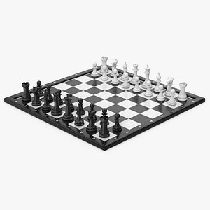Chess Set 3D model