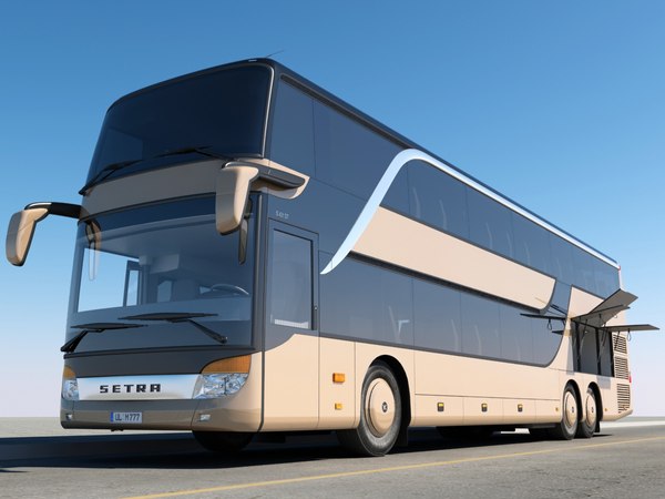 Setra S 431 3d C4d