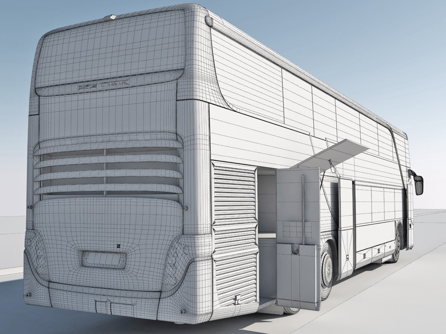 Setra S 431 3d C4d