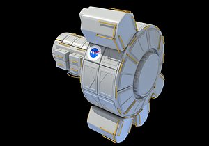 quest joint airlock module 3D model