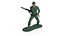 Soldat miniature avec mitrailleuse