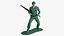 Soldat miniature avec mitrailleuse