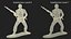 Soldat miniature avec mitrailleuse