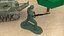 Soldat miniature avec mitrailleuse