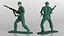 Soldat miniature avec mitrailleuse