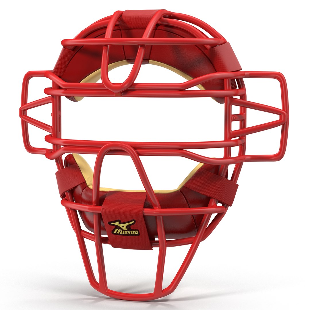 Catchers Face Mask Mizuno 3D model preview
