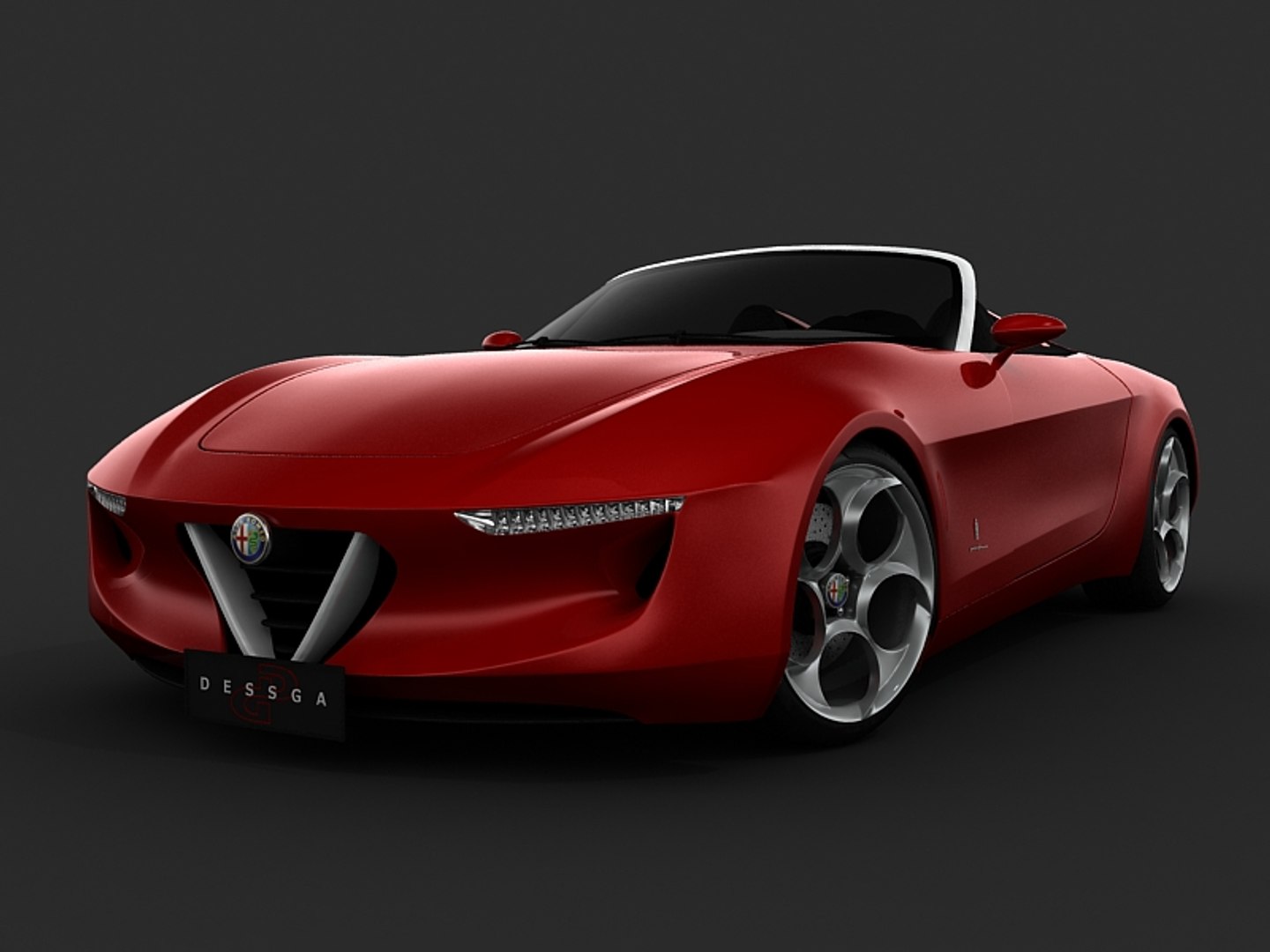 alfa romeo 2uettottanta 3d model