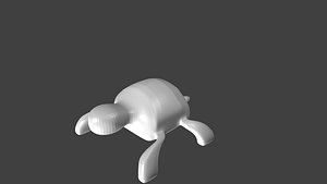 turtle 3d blend
