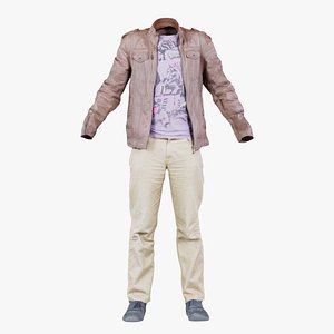 3D Casual Outfit 38 Remastered model