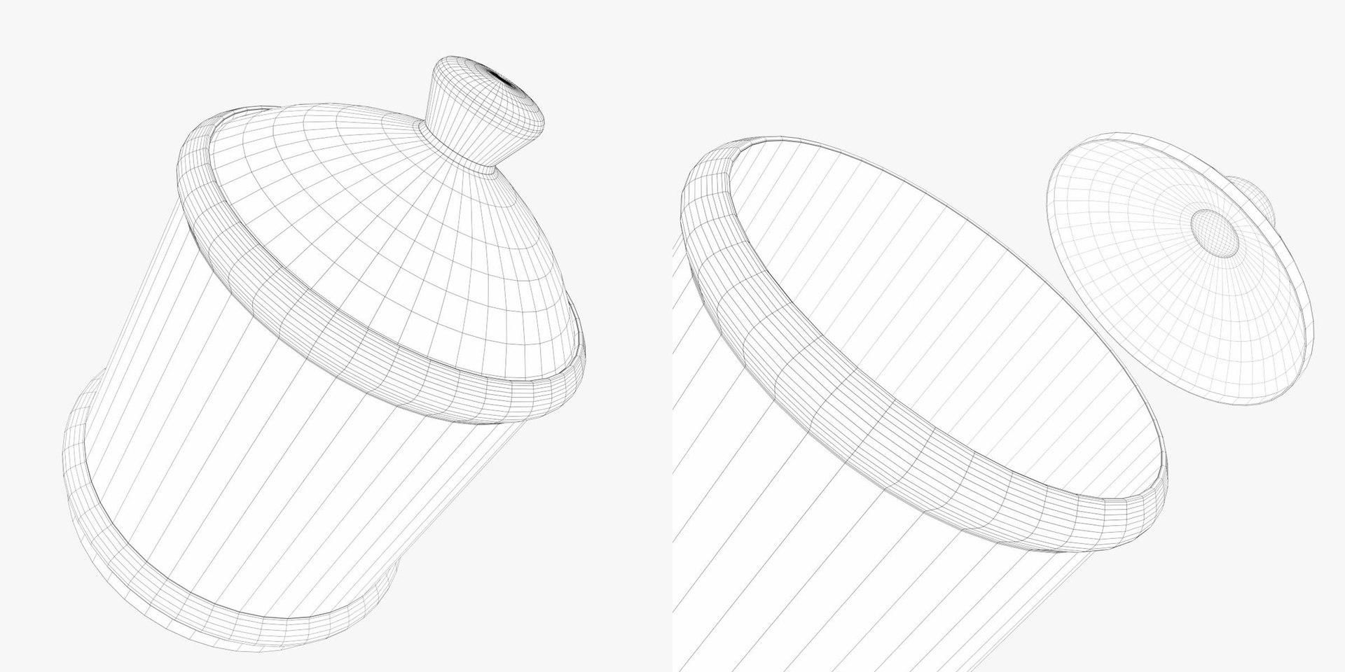 3D model Porcelain jar TurboSquid 2123805