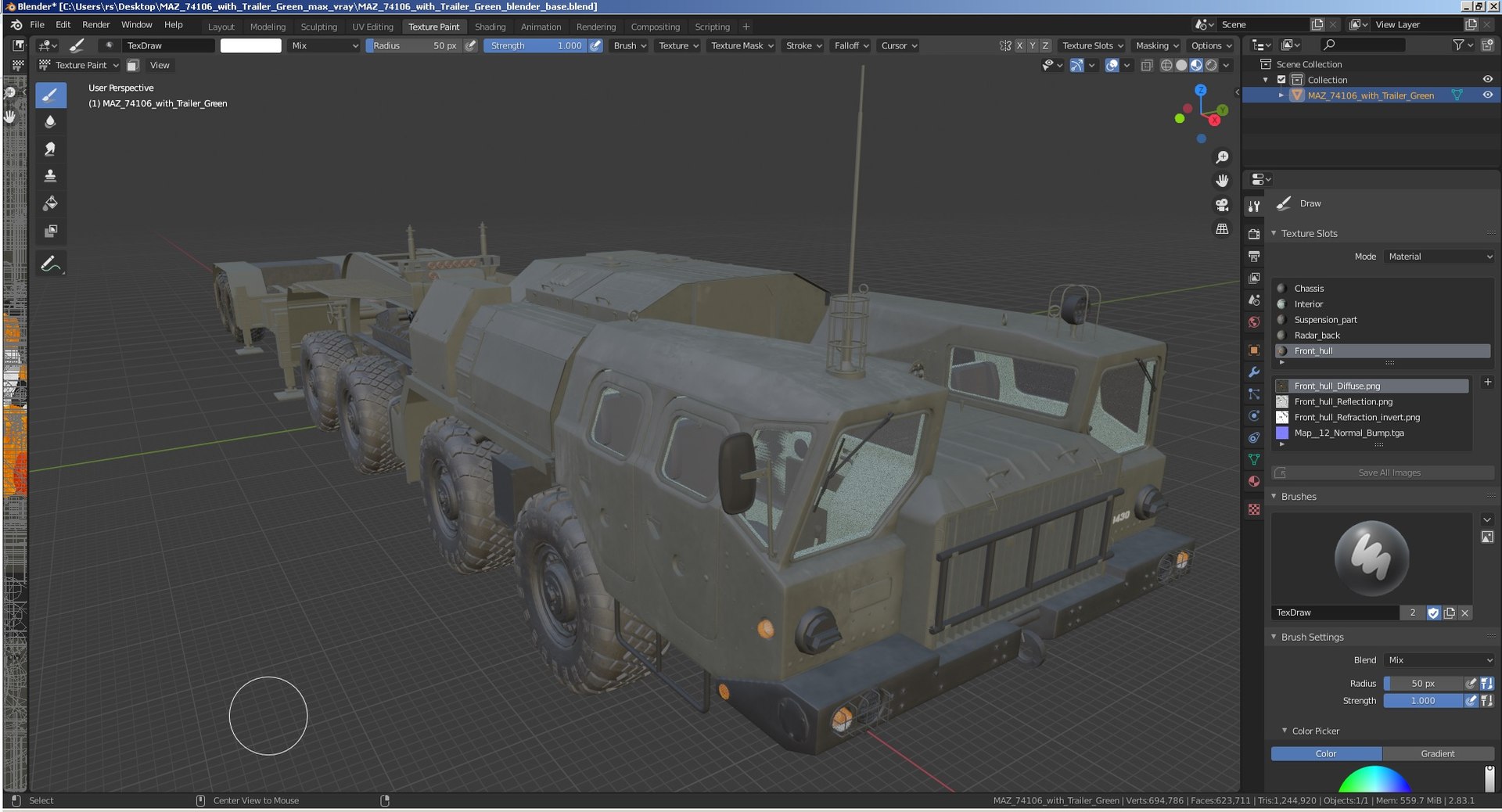 maz 74106 trailer green 3D model https://p.turbosquid.com/ts-thumb/MP/PAjcXk/HZfynijV/maz74106withtrailergreenvray3dmodel028/jpg/1606092268/1920x1080/fit_q87/cedc667e6d95aac3a4691121982cd4b09cc51970/maz74106withtrailergreenvray3dmodel028.jpg