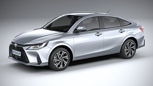 3D Toyota Yaris Sedan 2023