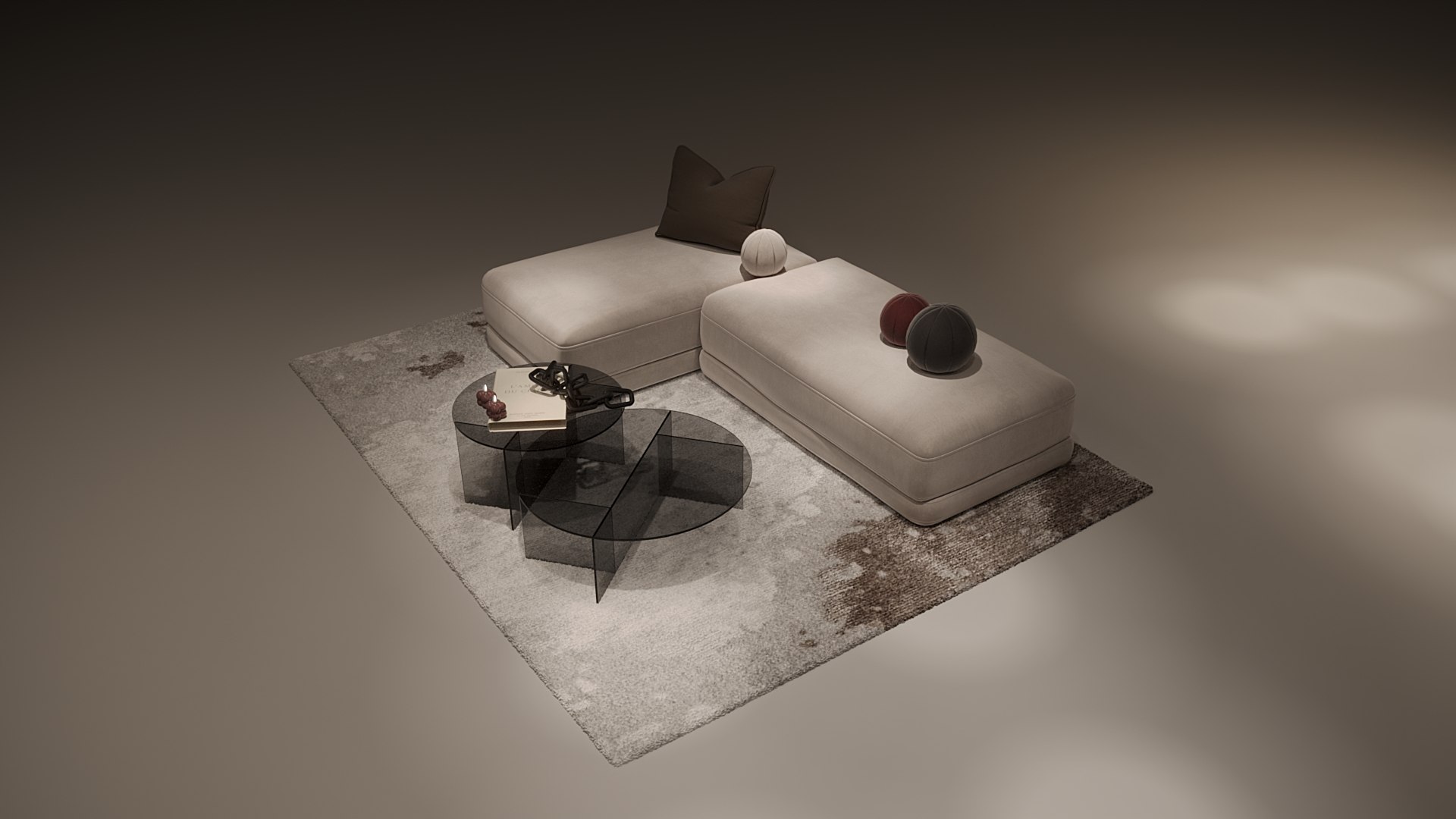 3D Modular Sofa - TurboSquid 2158300