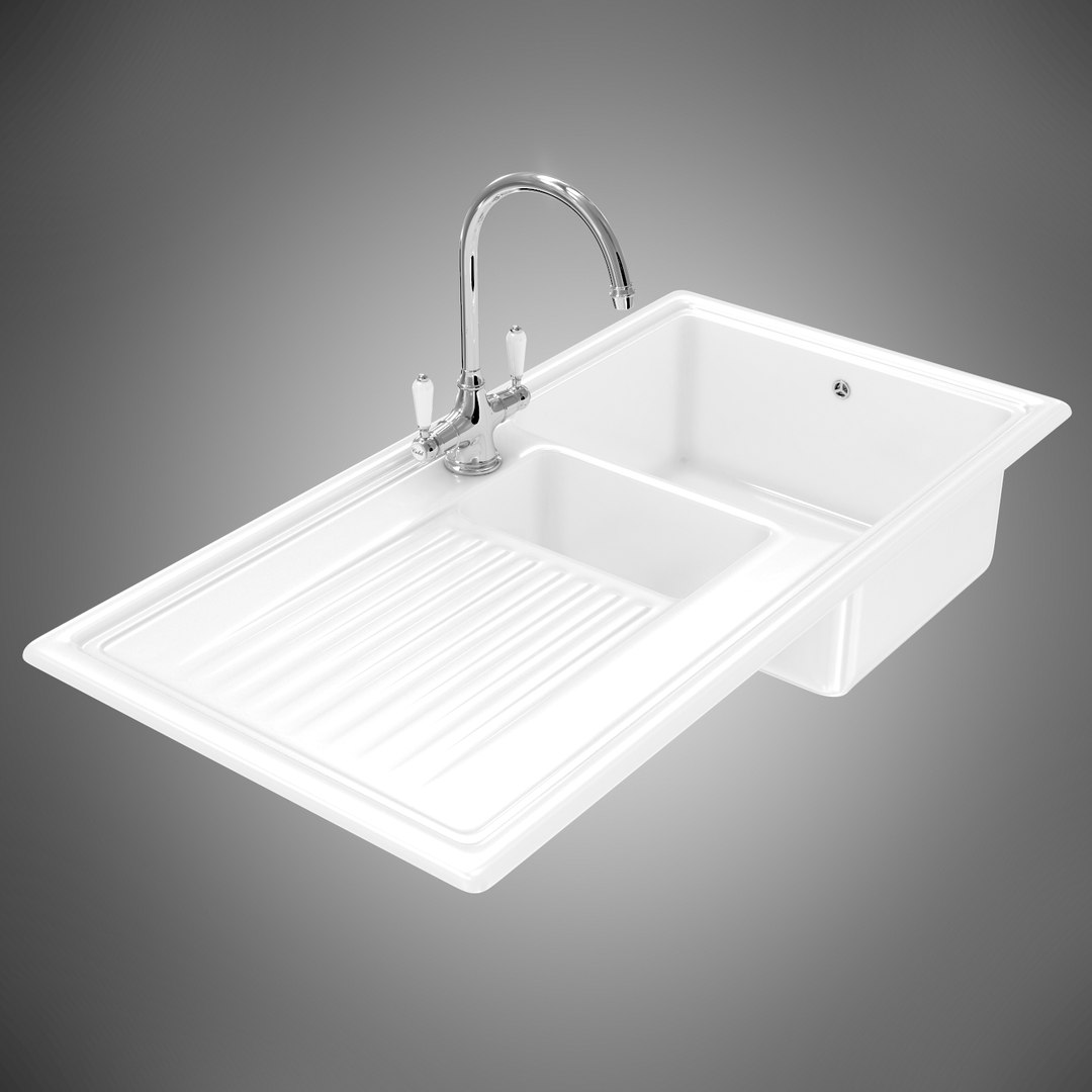 Kitchen Sink 3D Model TurboSquid 1529461