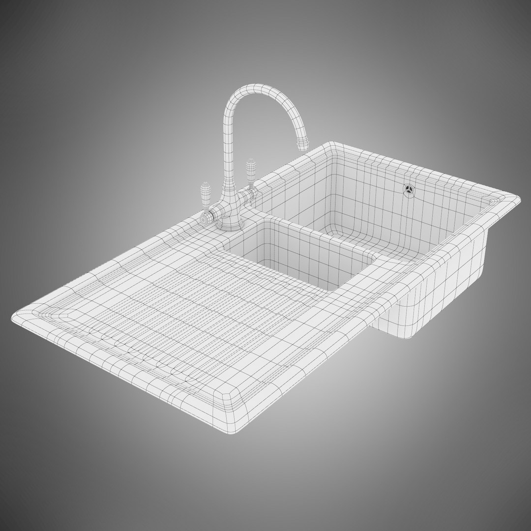 Kitchen Sink 3D Model - TurboSquid 1529461