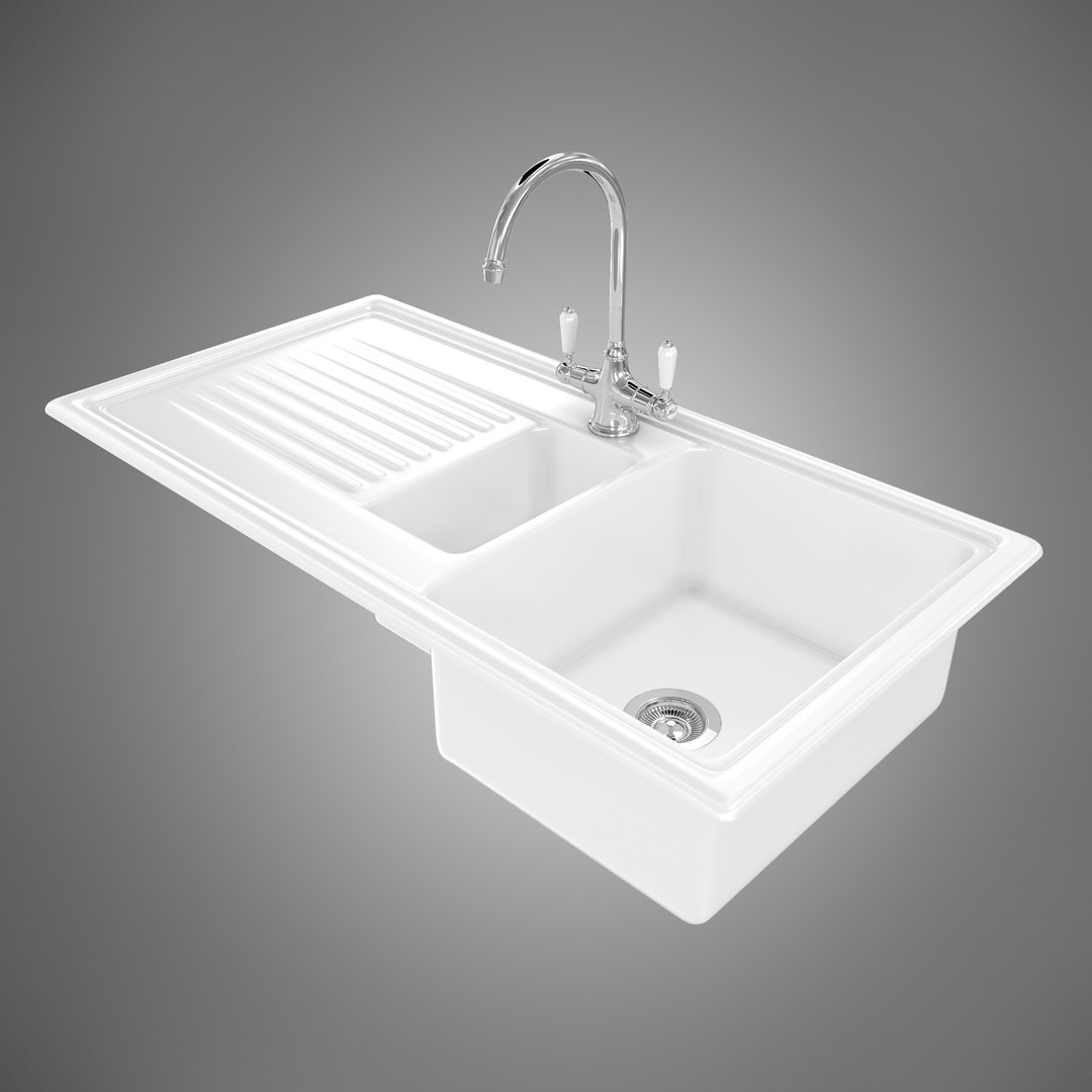 Kitchen Sink 3D Model TurboSquid 1529461