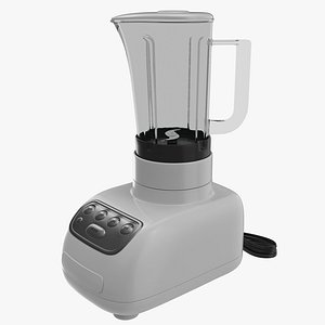 Blender White 3D Model