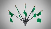 Wall Mount Flags 5 Of Nigeria