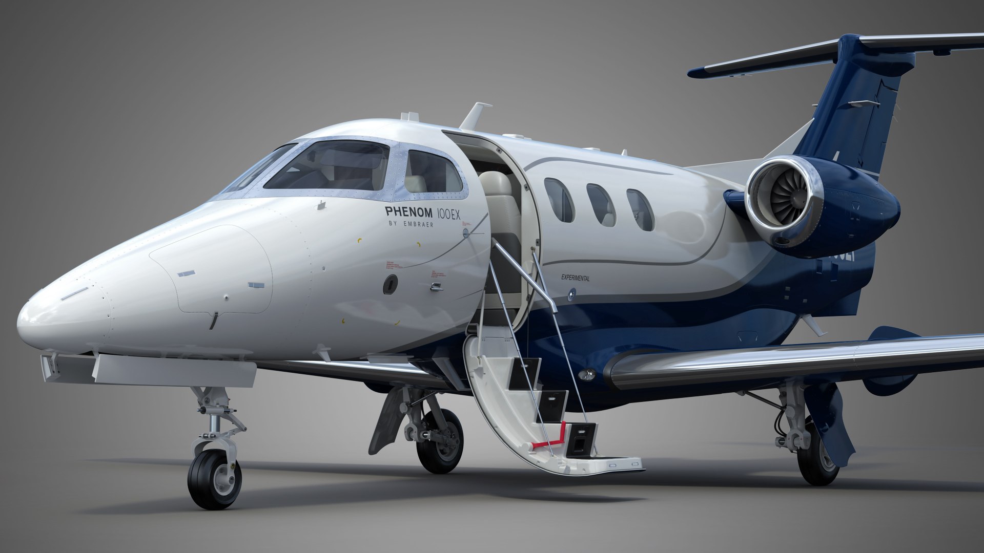 3D Embraer Phenom 100 EX Light Business Jet TurboSquid 2178024