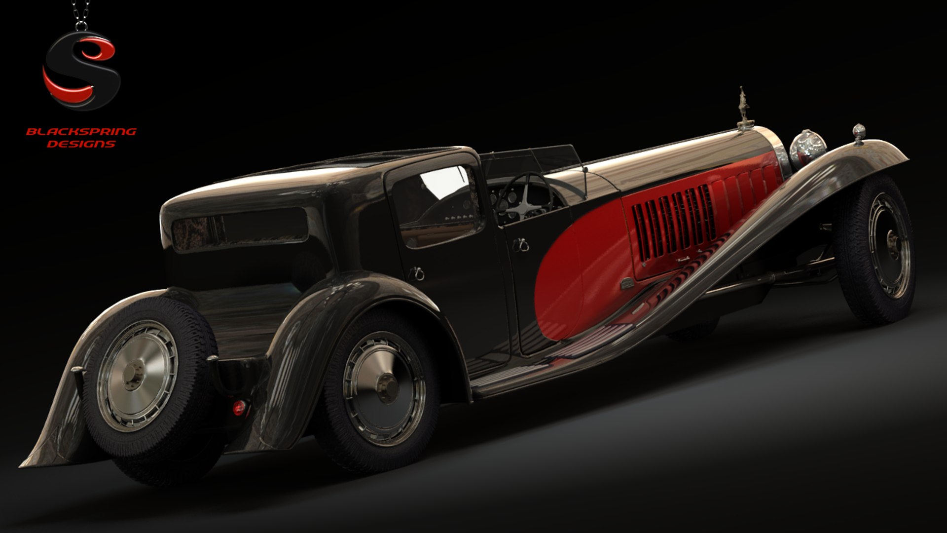 3d Bugatti Type 41 Royale