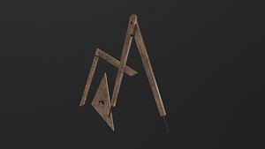 measurement set ruler 3D model