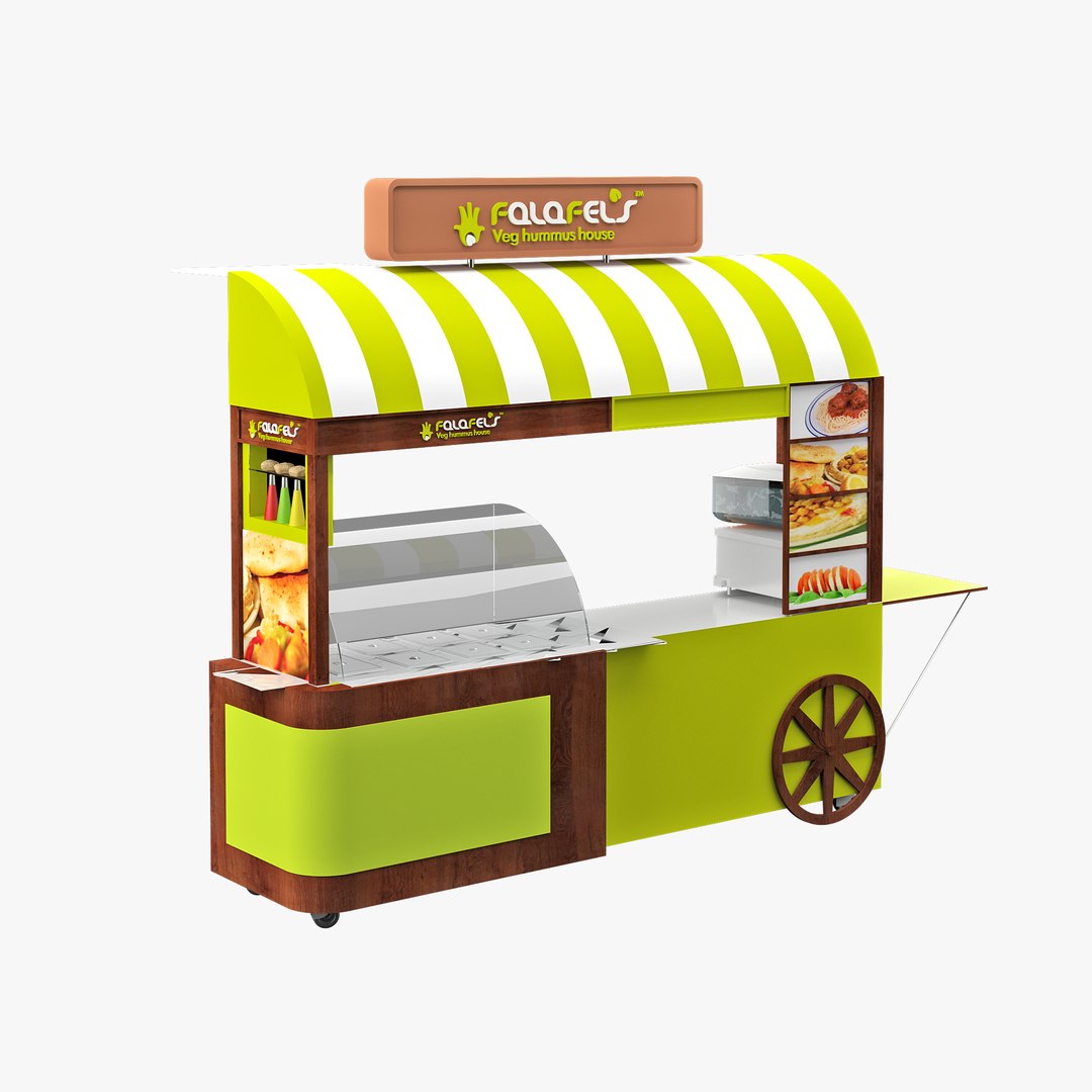 Food Cart 3D model - TurboSquid 1815209