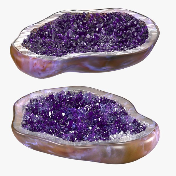 3D AMETHYST CRYSTAL FORMATION COLLECTION