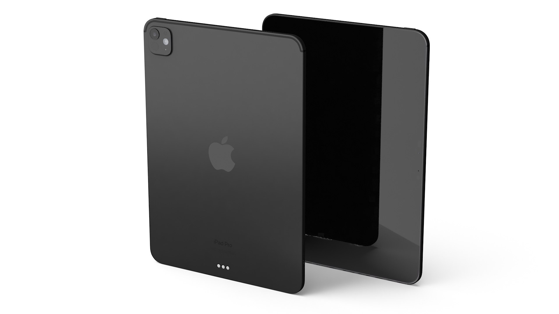 Black Apple IPad Pro 2024 11 Inch Off 3D model preview