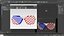 Shutter Shades Sunglasses with USA Flag print - Game Asset