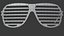 Shutter Shades Sunglasses with USA Flag print - Game Asset