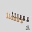 Wooden Chess Pieces