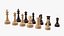 Wooden Chess Pieces