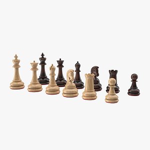 Rook Wooden Chess Pieces 3D - TurboSquid 2093554