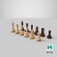Wooden Chess Pieces