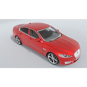 laos Jaguar XF II 3D model