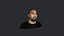 Kanye West 2- Realistic bust head ready 3d Model