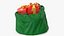 Borsa verde aperta di Babbo Natale con regali 2