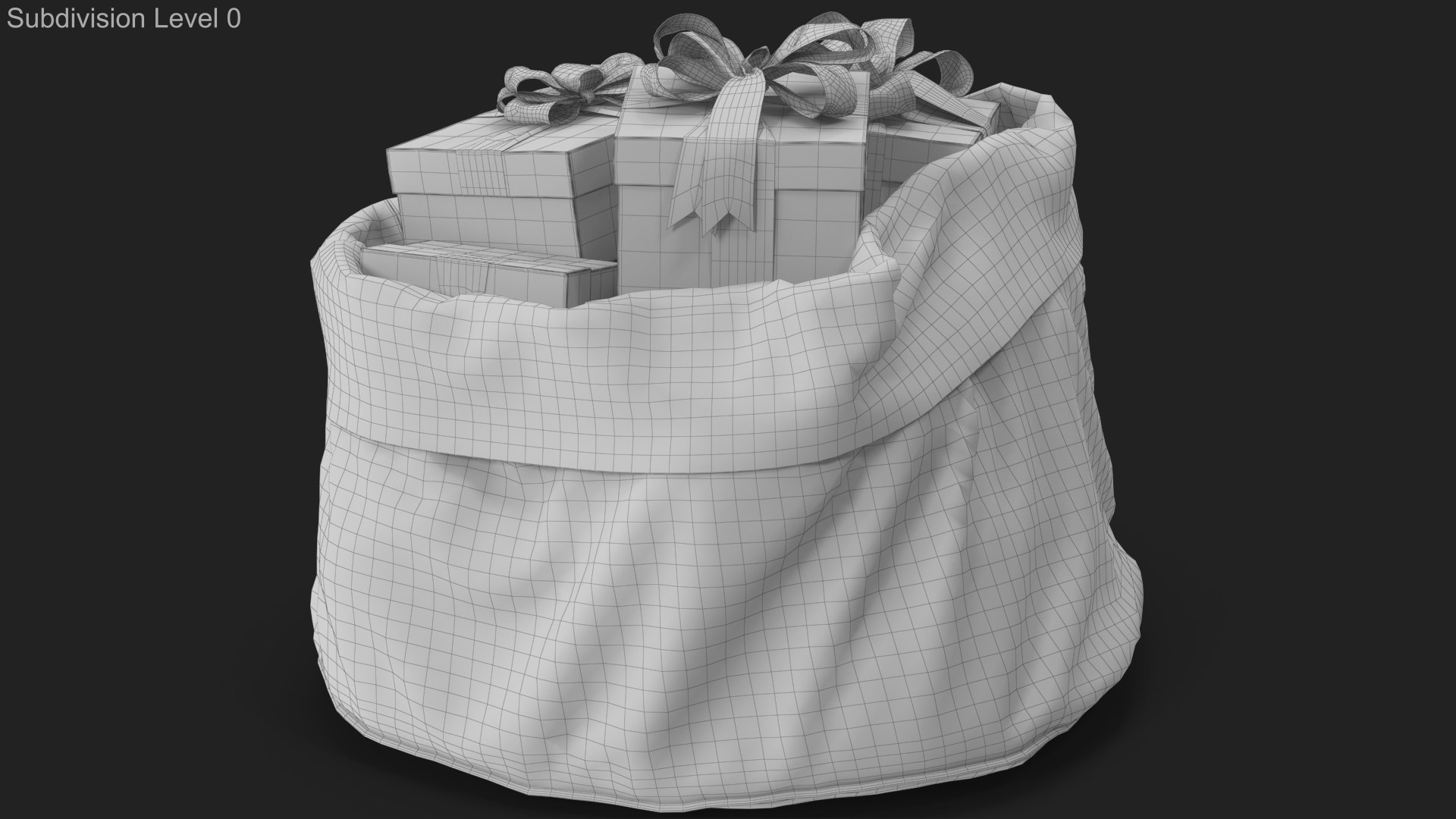 Santa Claus Open Green Bag with Gifts 2 3D model https://p.turbosquid.com/ts-thumb/MQ/3eK0vZ/5r/wireframe_00/jpg/1710739778/1920x1080/fit_q87/a4a4cd4486ba4700bc02f4e64f6e12836e4c4a02/wireframe_00.jpg