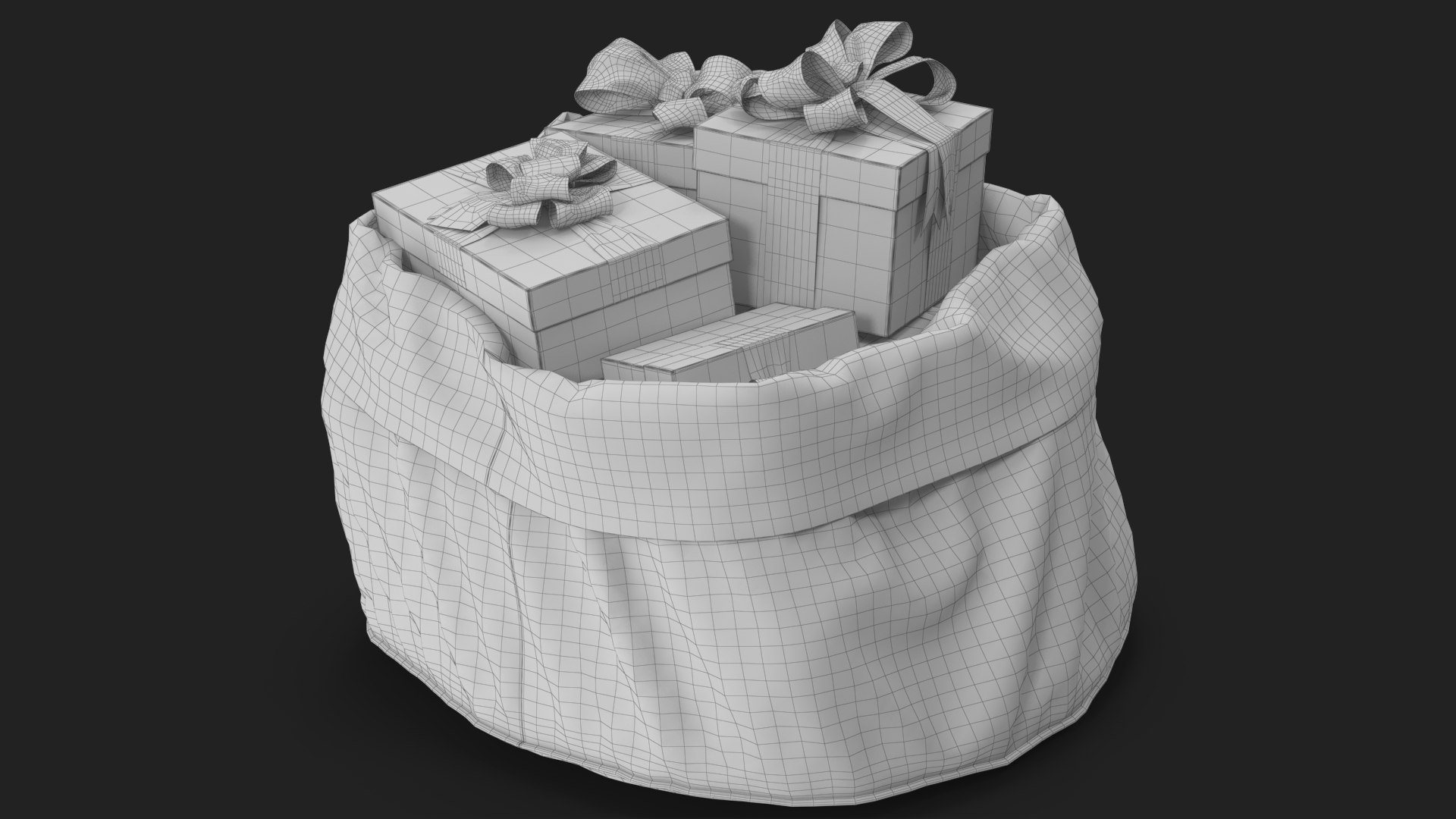 Santa Claus Open Green Bag with Gifts 2 3D model https://p.turbosquid.com/ts-thumb/MQ/3eK0vZ/RN/wireframe_03/jpg/1710739797/1920x1080/fit_q87/cafd7f9c249a252ab9ae43f4579bed4bd8c2bb93/wireframe_03.jpg