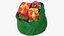 Borsa verde aperta di Babbo Natale con regali 2