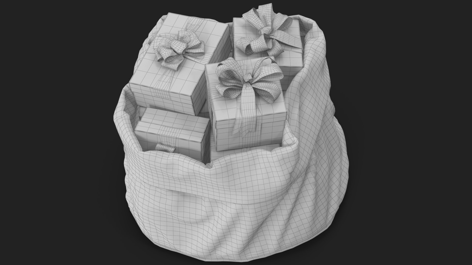 Santa Claus Open Green Bag with Gifts 2 3D model https://p.turbosquid.com/ts-thumb/MQ/3eK0vZ/yG/wireframe_17/jpg/1710739899/1920x1080/fit_q87/b0e302c6bae575d20a2ecaa80db4e9d2bf438d96/wireframe_17.jpg