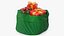 Borsa verde aperta di Babbo Natale con regali 2