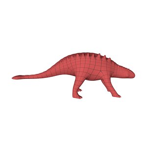 3d base mesh ankylosauria